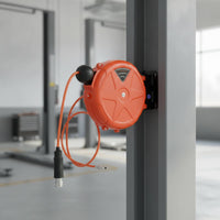 Retractable Air Conduit Reel Automatic Air Conduit Reel with Wall Mount Auto Rewind for Mechanics, DIY Hobbyists, Garage, Workshop
