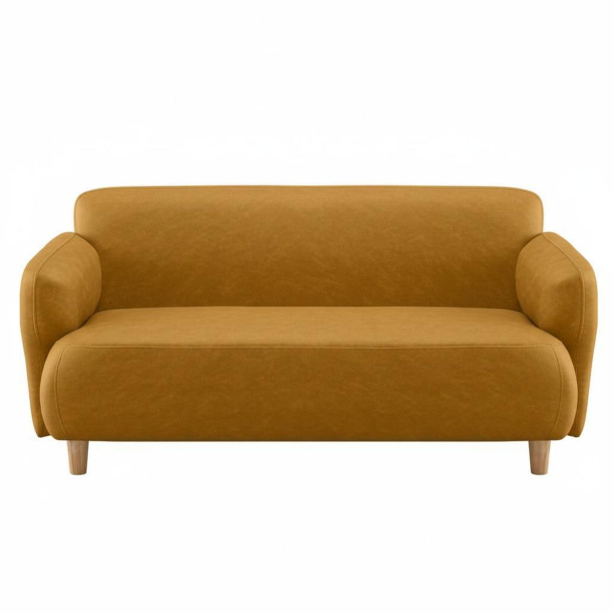 Light Luxury Design Upholstered 2-Seater Couch Modern Design Compact Upholstered Settee High-Density Cushion Sofa Sturdy Frame for Apartment Dwellers, Homeowners, Students, Coffee Shop, Lounge Area, Bedroom, Office