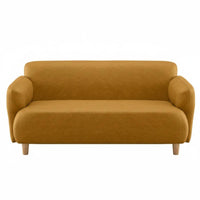 Light Luxury Design Upholstered 2-Seater Couch Modern Design Compact Upholstered Settee High-Density Cushion Sofa Sturdy Frame for Apartment Dwellers, Homeowners, Students, Coffee Shop, Lounge Area, Bedroom, Office