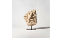 Sculpture on Stand Textured Resin Sculpture Rustic Simplicity Ornament for Entryway, Mantel