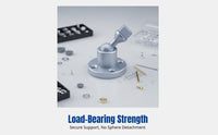 180° arc Rotation resistance spherical joint hinge Damping Function hinge Joint Adjustable Angle Positioning Hinge Position Locking for Engineers, Designers, Manufacturers, Prototyping