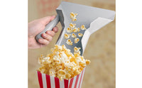 French Fry Scoop Plastic Popcorn Scoop Quick-Fill Reusable for Concession Stands, Movie Nights, Snack Prep