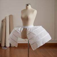 Pannier Petticoat Short Length Pannier Skirt Support Extra Broad Elliptical Skirt Bustle for Banquet