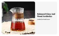 Leak-Proof-Leak-Drip-Proof-Proof Spout Pour-over Coffee Pot Easy to Clean Pour over Coffee Server Elegant Design