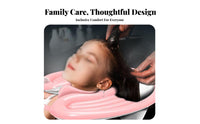 Easy to Inflate and Deflate Inflatable Shampoo Basin Space Saving Inflatable Shampoo Tray Lightweight for Elderly, In Bed, Home