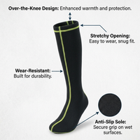 Neoprene Diving Socks, Snorkel Gear, Beach Footwear, Scuba Accessories, Water