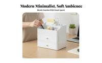 Space-Saving Stackable Drawer Unit Multi-Purpose Stackable Drawer Box long-lasting Desktop Organizer interlocking Design for Office Workers, Hobbyists, Desk, Dorm Room, Bedroom, Vanity