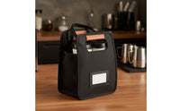 Foldable Drink Delivery Bag Sturdy Base Coffee Carrier Waterproof Lining Multi-Cup Beverage Tote for Beach Party