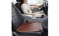 Car Seat Cushion Non-Sweat Bamboo Car Seat Pad Natural Flat for Drivers, Road Trips