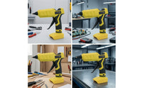 Hot Glue Tool with Digital Display Powered Cordless Glue Mess Tool for Hobbyists, Workshop