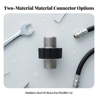 M22 Male to Male Connector Rustproof Pressure Washer Hose Adapter Power Washer Hose Connector for Car Washing, Patio Cleaning