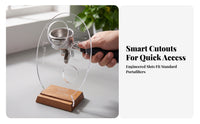 Compact Espresso Accessory Organizer
