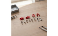 Metal Model Chain with Hooks Long-Lasting Miniature Rescue Chain Compact Lifting Sling Rugged for Hobby Modification