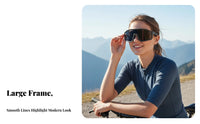 Oversized Cycling Glasses Lightweight Windproof Guard Sunglasses Guard Sports Sunglasses Wide View for Women, Running, Fishing