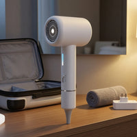 Hair Dryer with EU Plug 800W Cylindrical Hair Dryer Hairdryer Compact Lightweight for Travelers, Dorm, Home