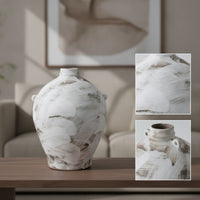 Ceramic Vase Hand Painted Decorative Vase Antique Style Vessel for Interior Designers