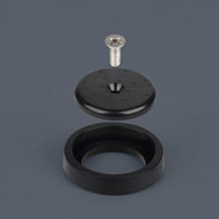 Replacement Faucet Outlet with Screw Plastic Perforated Faucet Cap Cylindrical Hardware for Wash Stations