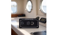 Marine Bilge Pump Switch Panel Manual Auto DC Distribution Panel with Switch Compact Rectangular for Helm