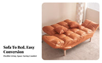 Foldable Fold-expanding Floor Bed Space-Saving transformable Sofa Multi-Functional Design Living Room Furnishing Breathable Fabric for Apartment Dwellers, Renters, Students, Bedroom, Small Spaces, Balcony, Lounging