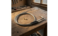 Throttle and Idle Cable Assembly Replacement Motorcycle Throttle Idle Cables Braided Stainless Steel Cables Rust Resistant