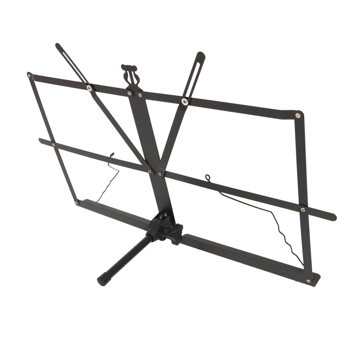 Desktop Folding Iron Music Stand, Portable Sheet Music Stand, Small Folding Board