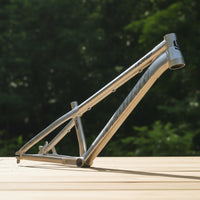 High Strength Hardtail Dirt Jump Bike Frame Direct-Mount Dirt Jump Frame Threaded Lightweight for Riders