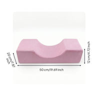 Ergonomic Eyelash Extension Pillow Non-Slip Lash Pillow Supportive Removable for Esthetician