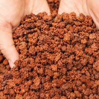 Red Lava Rock 6-9mm 5kg Aquarium Filter Media, For Aquatic Plant Growth, Bacteria Colonization, Aquarium Layout Stone