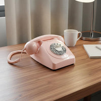 Audio Phone Wedding Decor Retro Dial Phone Party Decoration Vintage Telephone for Hotel, Office