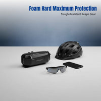 Quick Release Foam Hard Handlebar Bag for All-Terrain Bike, Waterproof, Reflective, Multiple Sizes
