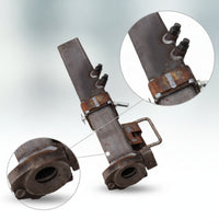 Gooseneck Hitch Component Locking Hitch with Pull Handle Metal Hardware for Farmers, Worksite