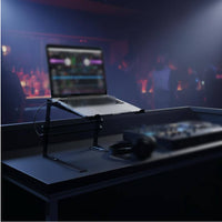 DJ Laptop Stand Foldable Portable Laptop Stand Freestanding Equipment Rack for DJs, Artists, Stage, Desk, Studio