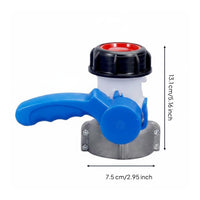 DN50 Butterfly Outlet Mechanism Easy Stream Control   Tote Outlet Mechanism Gasket Seal   Tote Adapter for Factory Workers