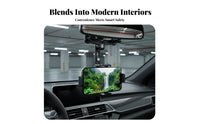 Rearview Mirror Ph Unit Holder Anti-Movement Reflective Mirror Ph Unit Mounting Grip-Hand for Drivers, Passengers, Navigation, Driving