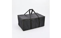 Stage Lighting Storage Bag 1680D Oxford Zippered Lighting Organizer Bag Flannel Lined Removable Dividers