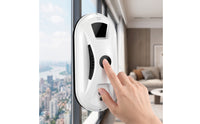 Smart Window Cleaning Robot Distant Control Window Cleaner Robot Electric Automatic Glass Cleaner Compact for Homeowners, High Glass Surfaces, Apartments