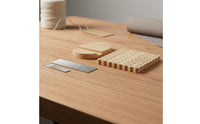 Solid Wood Wooden Crochet Blocking Board Chamfered Holes Wooden Crochet Board with Pins Beginner-Friendly Professional Finish for Crocheters, Knitters, Craft Lovers