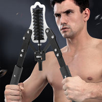 Non-Slip Grip Coil Arm Exerciser Wrist Straps Adjustable Resistance Arm Instructor Compact Chest Workout Exerciser Multi-Function Training
