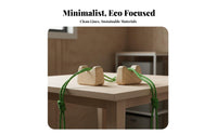 2 Pieces Climbing Finger Solid Wood Climbing Fingerboard Sturdy Hardwood Wooden Pinch Blocks for Climbers, Beginners, Indoor, Workout, Travel