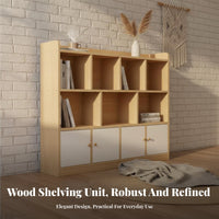 Optional Doors Combinable Cube Shelf configurable Design complimentarystanding Shelving Unit Minimalist look storage shelving unit Space Saving for Children, Homeowners, Kids Room, Small Spaces, Playroom, Bedroom