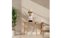 Chef Figurine with Cake Bakery Theme Chef Figurine Tabletop Decor for Culinary Artists, Chefs, Kitchen, Cafe, Restaurant
