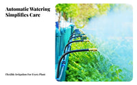 Adjustable Misting Nozzle Kit Multi-Functional Automatic Plant Irrigation Sprayer Dust Removal Automatic Garden Watering System for Output Er Beds