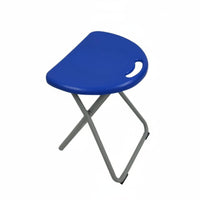 Foldable Design Backless Folding Stool self-latching Mechanism foldable Seat Lightweight Portable Furniture Space-Saving for Students, homeowners, Outdoor, Office, Indoor Use, on-the-& move