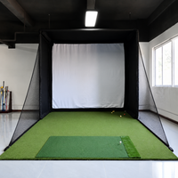 golf simulator enclosure
