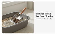 Stainless Steel Waste Scooper Rust-Resistant Cat Waste Sifter Rustproof Cat Litter