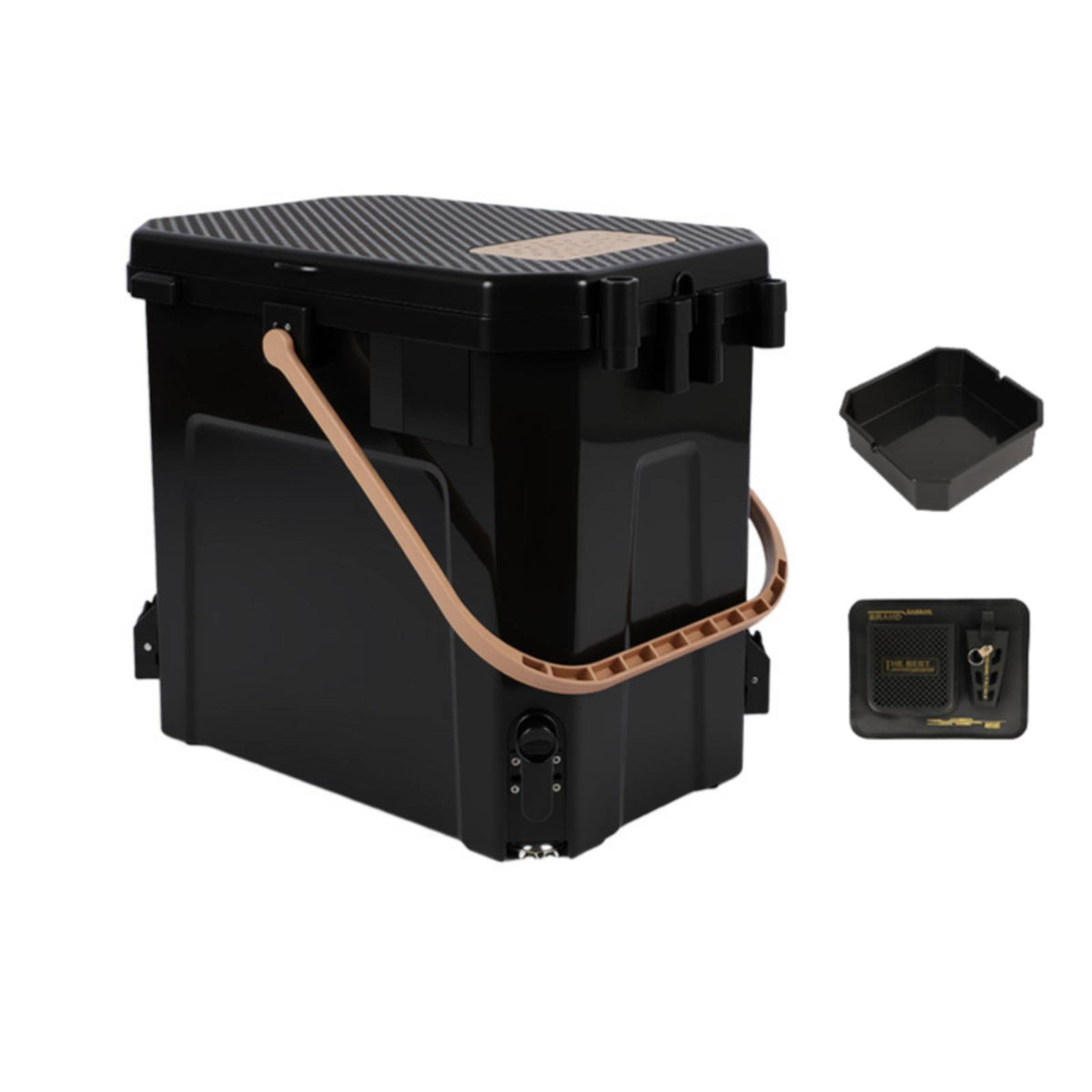 Legged Fishing Box Metal Legs Fishing Bucket Removable Basin fishing Storage Box