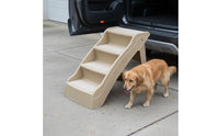 Foldable Pet Stairs Sturdy Construction Folding Pet Stairs Non-Slip Steps Portable Dog Steps for Senior Pets, Small Dogs, Car, Bedside, Sofa Side