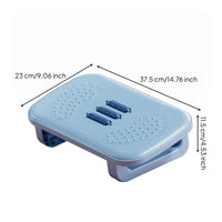 Anti-Slip Under-Desk Footrest Thickened Massage Footrest Exposed Base Under Desk Foot Massager Plastic