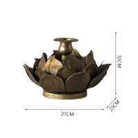 Flower Candlestick Holder Candle Holder Vintage Decor for Altar