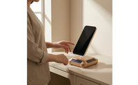 Slimline Solar Powered Rotating Display Stand Tilting Rotating Phone Stand Smooth Turntable Eco-Friendly for Showcase